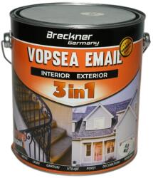 Breckner Germany Vopsea email anticoroziva 3 în 1 alb mat 3.5L Breckner Germany (BK89033)