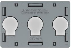 LIVOLO Intrerupator triplu cu touch Livolo, standard italian, modul elegant (C9-VL-FC3-3G)