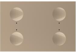 LIVOLO Intrerupator touch cvadruplu Livolo standard italian, auriu (C9-VL-FC4-3AP)