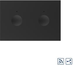 LIVOLO Modul intrerupator dublu cap scara / cruce wireless cu touch Livolo standard Italian, Serie noua (C9-VL-FC2SR-3BP)