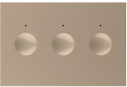 LIVOLO Modul intrerupator triplu cu touch Livolo standard Italian, Serie noua (C9-VL-FC3-3AP)