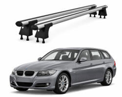  Bare transversale aluminiu BMW Seria 3 E91 Touring 2005-2012, puncte fixe (270526-8)