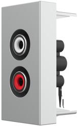 LIVOLO Priza audio Livolo gri pentru montaj în perete si ascunderea cablurilor (VL-FCAU-1IP)