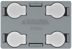 LIVOLO Intrerupator touch cvadruplu Livolo, standard italian, elegant si rezistent (C9-VL-FC4-3G)