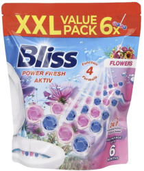 Bliss Toalett illatosító golyó BLISS XXL virág 6x50 g - robbitairodaszer