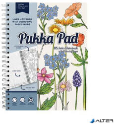 Pukka Pad Spirálfüzet, B5, vonalas, színezővel, 100 lap, PUKKA PAD 'Jotta Notebook', vegyes szín (2142-CLR)