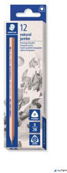 STAEDTLER Grafitceruza, 2B, háromszögletű, vastag, STAEDTLER "Noris® natural jumbo 119N (119N-2B) - alter