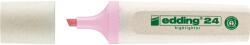 Edding Textmarker edding Ecoline 24, corp din plastic reciclat, varf tesit, 2-5 mm, roz pastel (ED24138)