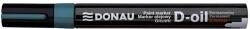 DONAU Marker permanent cu vopsea Donau, varf rotund, 2.8 mm, verde (DN101212)