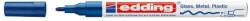 edding Marker permanent Edding 751 cu vopsea, varf 1-2MM, bleu (ED751010)
