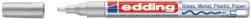 edding Marker permanent Edding 751 cu vopsea, corp metalic, varf rotund, 1-2 mm, argintiu (ED751054) - forit