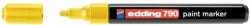 edding Marker permanent Edding 790, cu vopsea, corp plastic, varf rotund, 2-3 mm, galben (ED7905) - forit