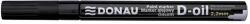 DONAU Marker permanent cu vopsea Donau, varf rotund, 2.2 mm, negru (DN101200)