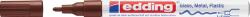 edding Marker permanent Edding 751 cu vopsea, varf 1-2MM, maro (ED751007)