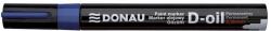 DONAU Marker permanent cu vopsea Donau, varf rotund, 2.8 mm, albastru (DN101214) - forit