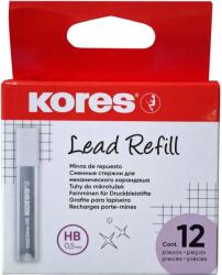 Kores Mine Kores pentru creion mecanic, lungime 60 mm, HB, 0.5 mm 12 bucati/cutie (KS990150)