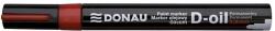 DONAU Marker permanent cu vopsea Donau, varf rotund, 2.8 mm, rosu (DN101211) - forit