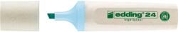 Edding Textmarker edding Ecoline 24, corp din plastic reciclat, varf tesit, 2-5 mm, albastru pastel (ED24139)