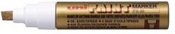 uni Marker permanent Uni-Ball PX-30, vopsea pe baza de ulei, varf tesit 4-8.5 mm, auriu (LW000156)
