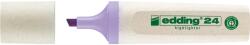 edding Textmarker edding Ecoline 24, corp din plastic reciclat, varf tesit, 2-5 mm, violet pastel (ED24134)