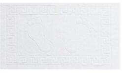 Kotonia Home Prosop Kotonia Home Hotel - Greek Border, 100% Bumbac, 50x70 cm, pentru picioare, Alb, 600g/mp (000142) Prosop