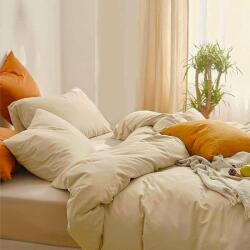 Kotonia Home Cearceaf de pat Kotonia Home, 100% bumbac, Olandina color, 220x240 cm, cappuccino (001580)