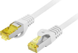 Lanberg Cablu retea Lanberg CAT6a Patch Cable S/FTP 0.5 m LZSH Grey (pcf6a-10cu-0050-s)