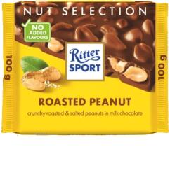 Ritter SPORT Pörkölt egész földimogyorós csokoládé 100g
