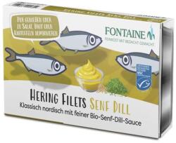 Fontaine Hering bio mustáros kapormártásban 200g