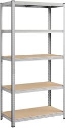 SongmicsHome Raft metalic depozitare, Songmics, 100 x 200 x 50 cm, inox (GLR050E01) Raft