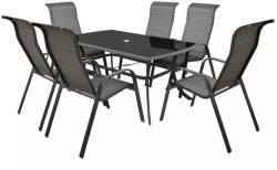 HECHT Set mobilier pentru gradina HECHT Honey Set Maxi, aluminiu/sticla, masa 168 x 97 x 72 cm, 6 x scaune 57 x 86 x 111 cm