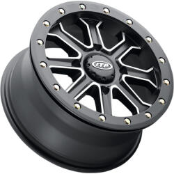 ITP Set 4 buc Jante Polaris 4x156 R14 si R15 5+2 (+40mm) NEGRU MAT Jante 4x136, jante polaris (C8842-7124)