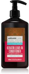 Arganicare Keratin Leave-In Conditioner balsam (nu necesita clatire) pentru păr creț 400 ml
