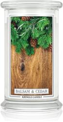 Kringle Candle Classic Balsam & Cedar lumânare parfumată 623 g