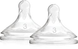 Dr. Brown's Options+ Wide-Neck Level 3 tetină pentru biberon 6 m+ 2 buc