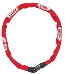 ABUS láncos lakat számzárral Steel-O-Chain 4804C/75, piros - bringaboard