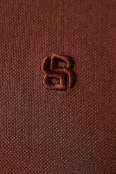 BOSS тениска с яка мъжка от памук Parris 80 (50567874)