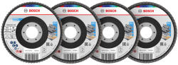 Bosch X451 legyezőtárcsa fémhez és fához, egyenes, Alox - 115 mm, 22, 23 mm, Mix szemcse 15db (2608626165) - megatool