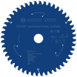Bosch EXPERT körfűrészlap 165x1, 8/1, 2 20mm, T48 fog akkus kézi fűrészekhez, parkettához (2608902127) - megatool