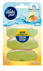 Ambi Pur WC illatosító gél, utántöltő, 3x55 ml, AMBI PUR, citrom és mandarin (KHT1581) - tutitinta