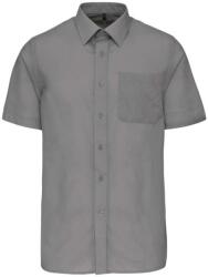 Kariban Férfi rövid ujjú ing, Ace, KA551, ezüst, 6XL (ka551si-6xl)