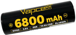 Vapcell G68 21700 6800mAh akkumulátor 3, 6V 12, 5A