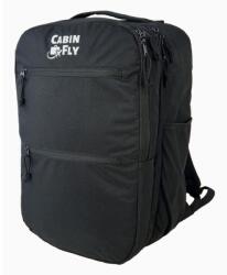 CabinFly Skyrocket kézi poggyász 55x35x25 cm fekete hátizsák ideális kézipoggyász KLM, Air France vagy Transavia számára, űrtartalom 48 liter
