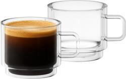 Siguro Double Stack duplafalú üvegpohár-készlet, 90 ml, 2 darab (SGR-GW-D091Z)