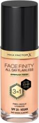 MAX Factor Fond de ten Max Factor Facefinity All Day Flawless 3-in-1 N45 Warm Almond, 30 ml (3616303999353)