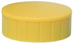 MAUL Magnet de tablă MAUL 38 mm, galben, set de 10 bucăți (6163913)