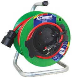 Commel Makară prelungitoare Commel - C0991, 25m, H05VV-F 3G1.5mm2, cu protecție termică (0991)
