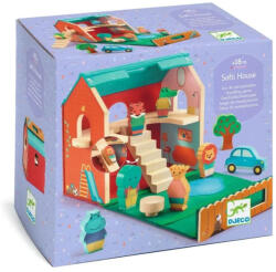 DJECO Set de joacă Djeco - Casă din lemn Softi House (DJ06448) Figurina