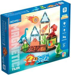 Geomag Constructor magnetic Geomag - Plăci colorate, dinozauri, 25 piese (G4221) Jucarii de constructii magnetice