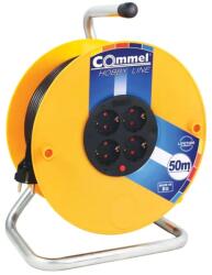 Commel Prelungitor de cablu pe tambur Commel - 0957, 50m, 4 prize, IP20 (0957)